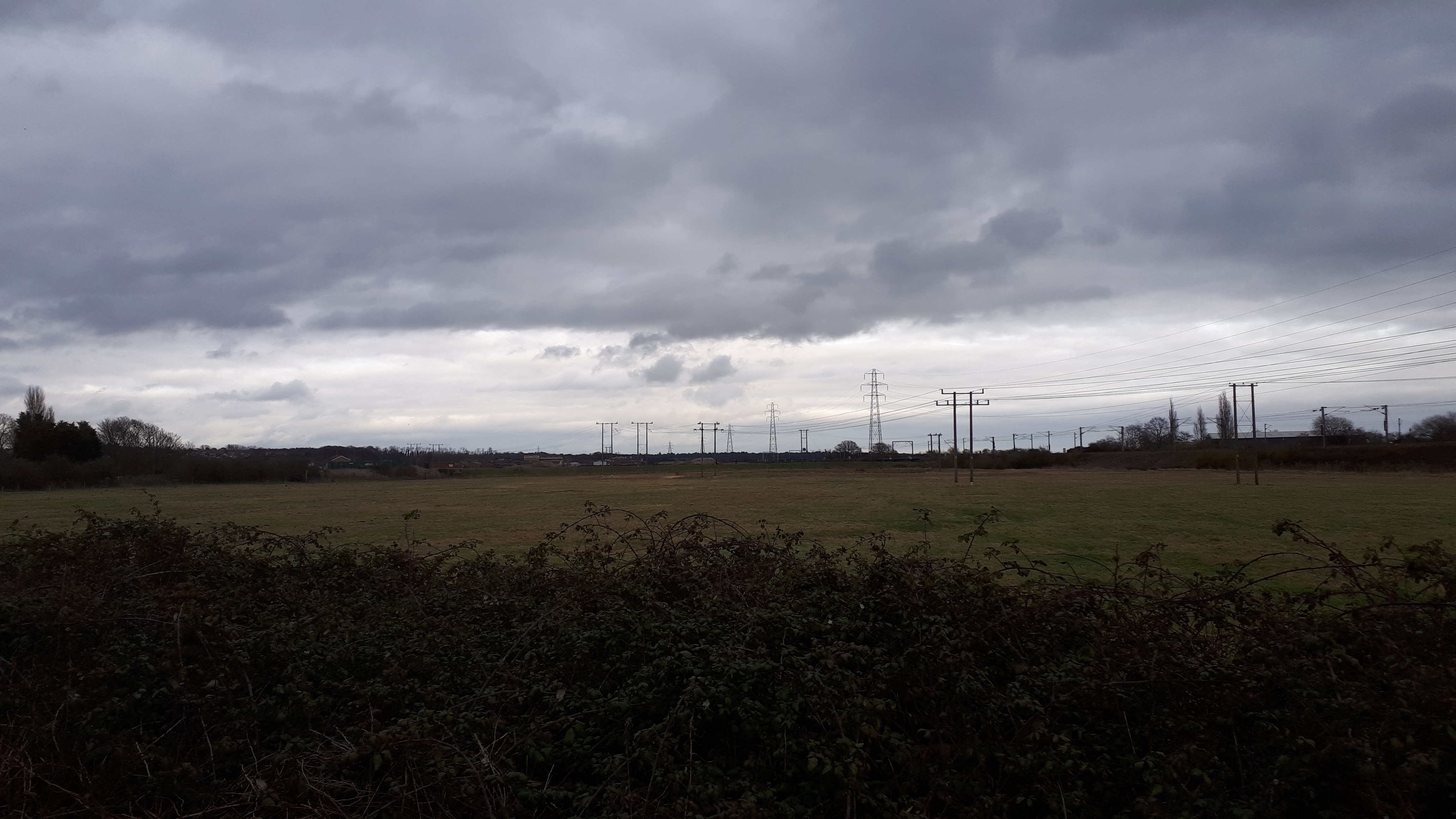 a dull grey january day